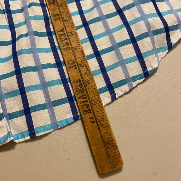 2X - ROUNDTREE and Yorke Casuals - Blue Plaid - XXL NWOT - Picture 7 of 7